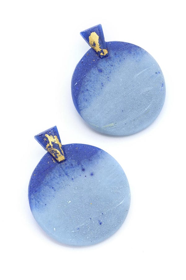 Clous d'oreilles ulu indigo