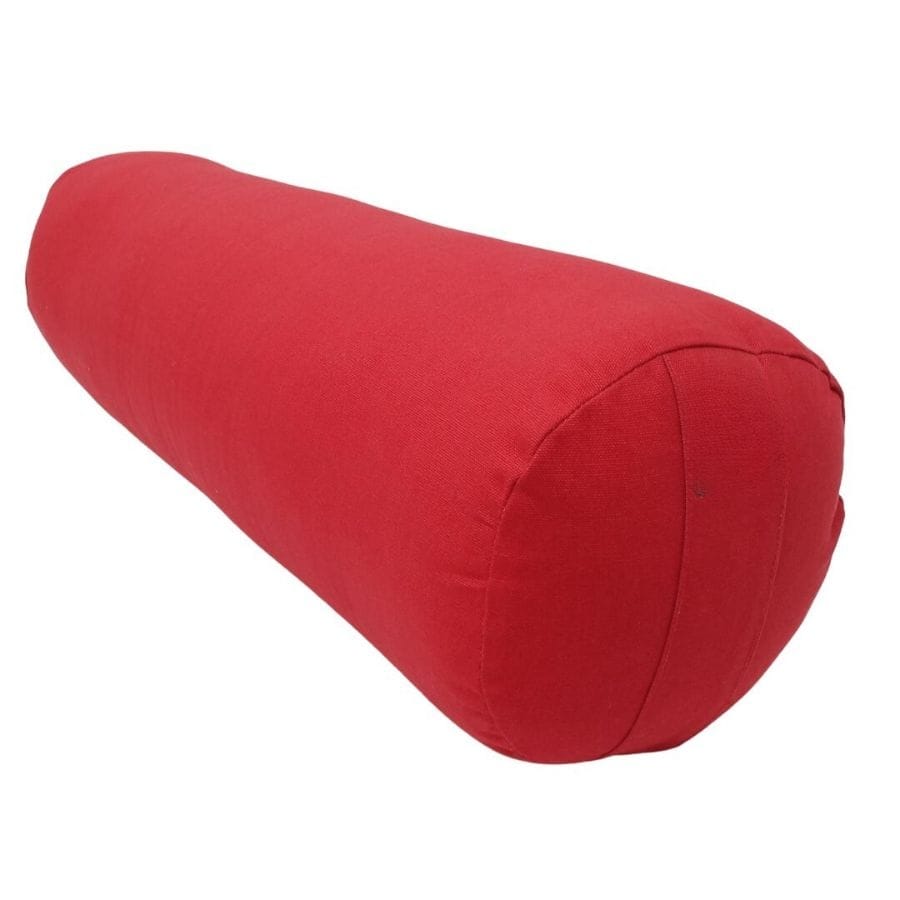 Bolster de yoga cylindrique coton et kap