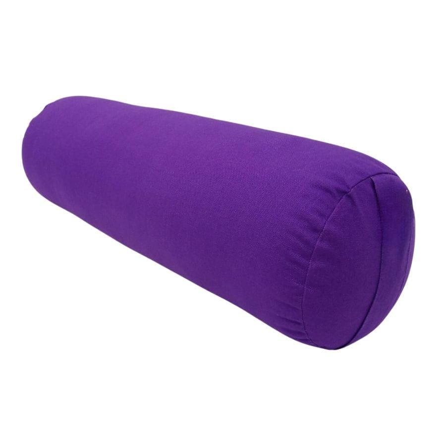 Bolster de yoga cylindrique coton et kap