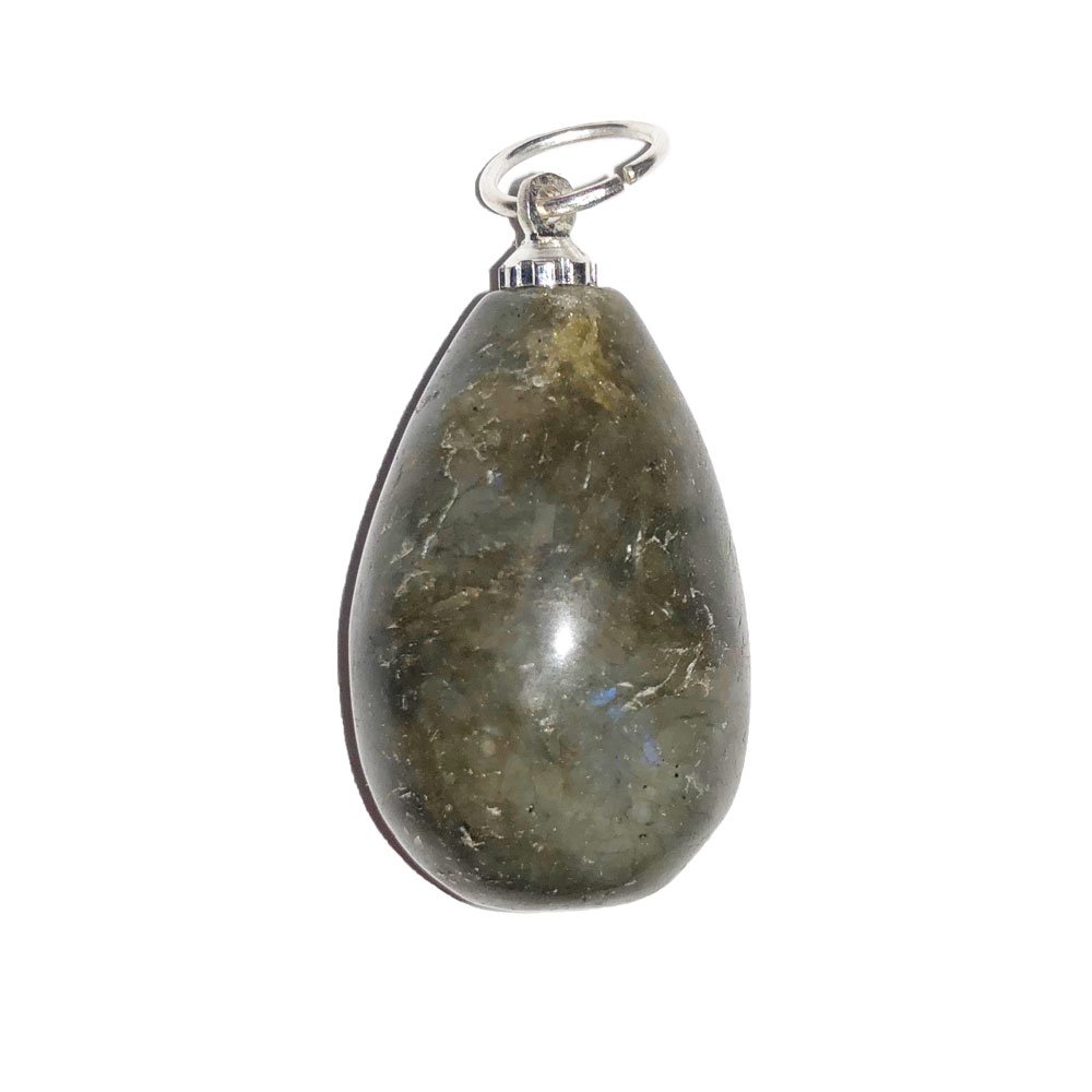 Pendentif labradorite - goutte d'eau