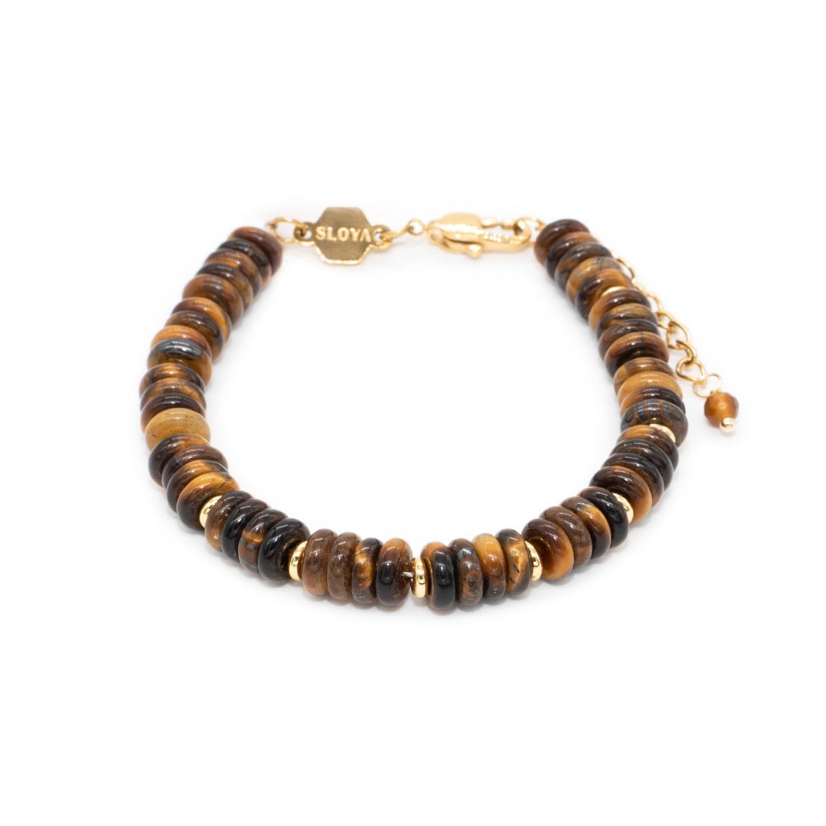 Bracelet blima en pierres oeil de tigre