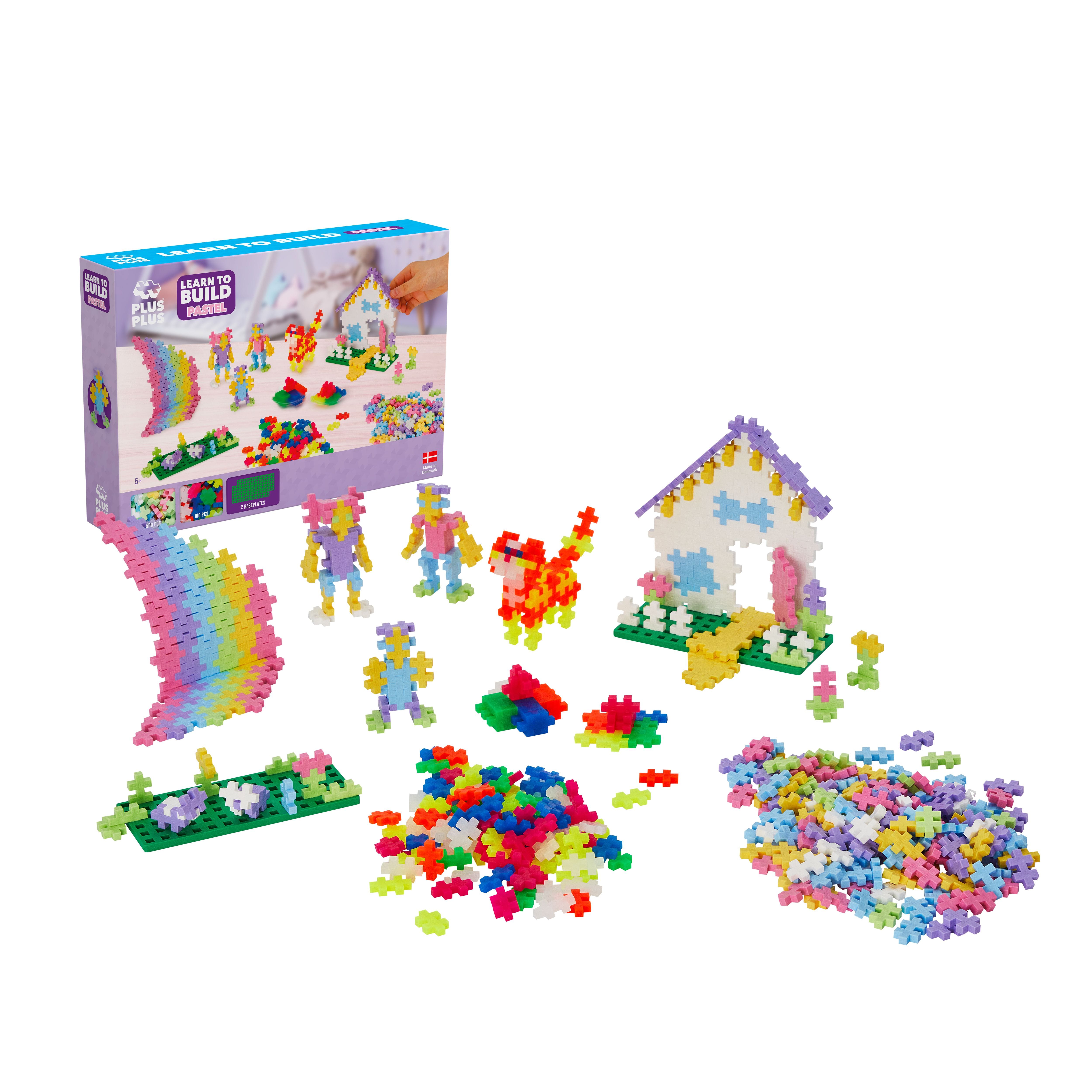 Kit découverte pastel 600 pcs plus plus