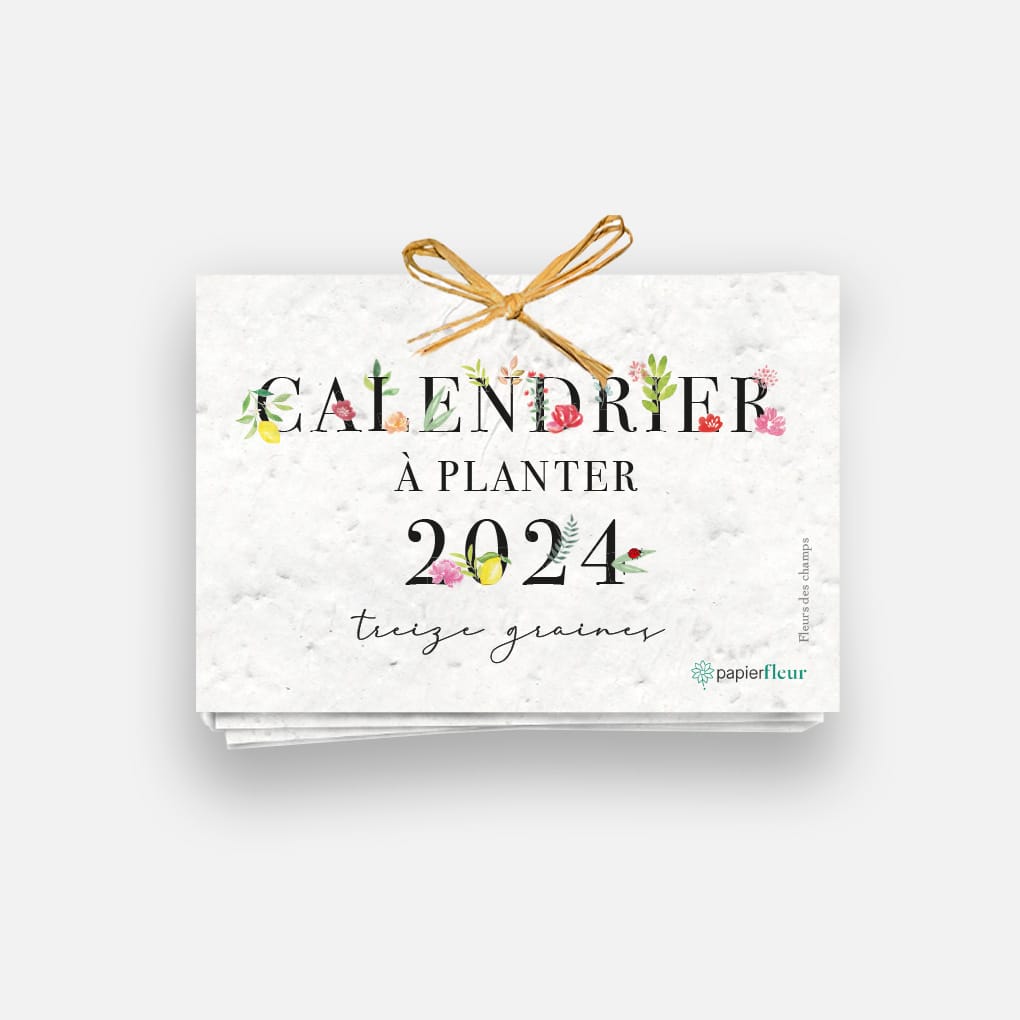 Calendrier à planter - l'émoi en fleur