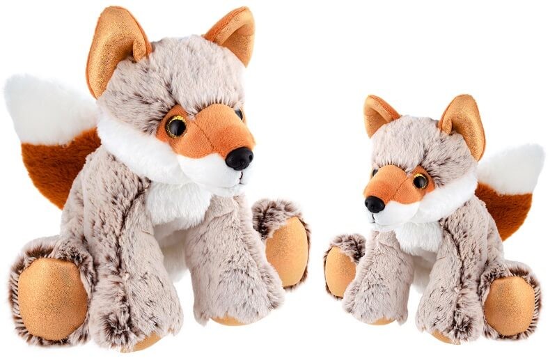 Peluche renard dani créations 16cm