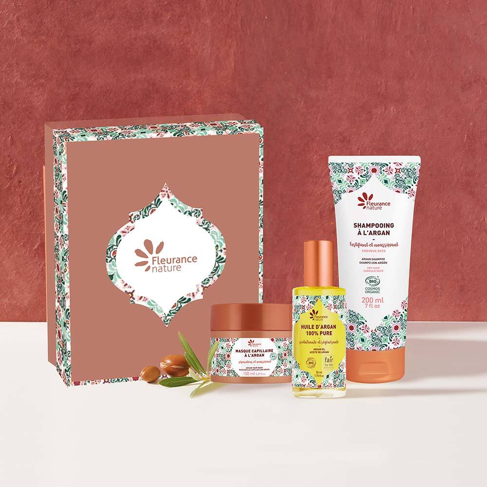 Coffret argan capillaire bio