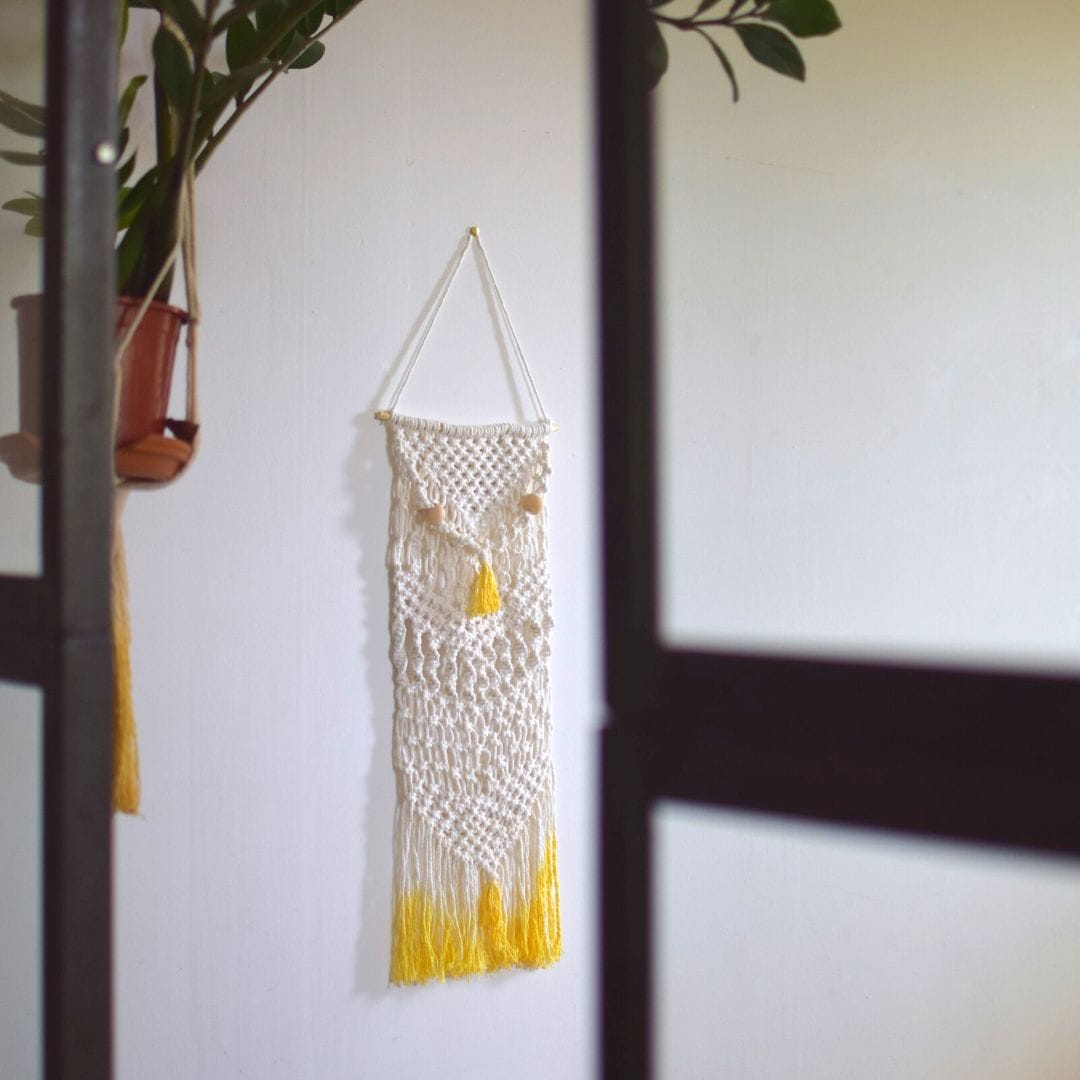 Kit diy n°31 macramé mural & teinture