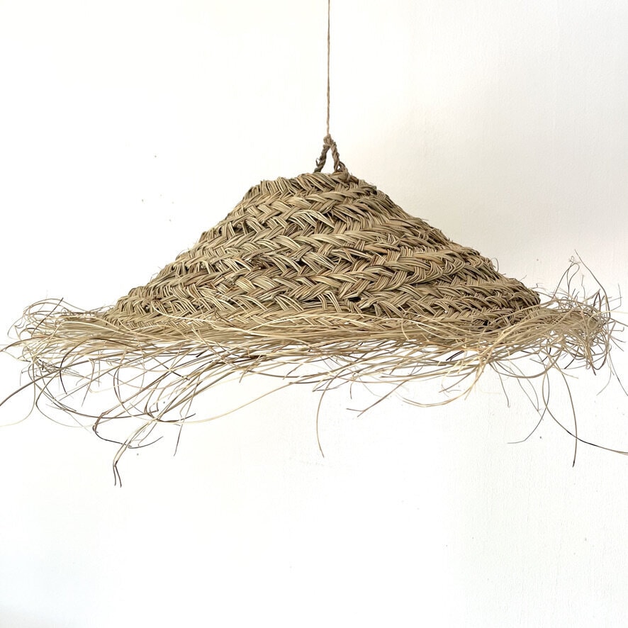 Suspension  fibre naturelle 40cm x 15cm