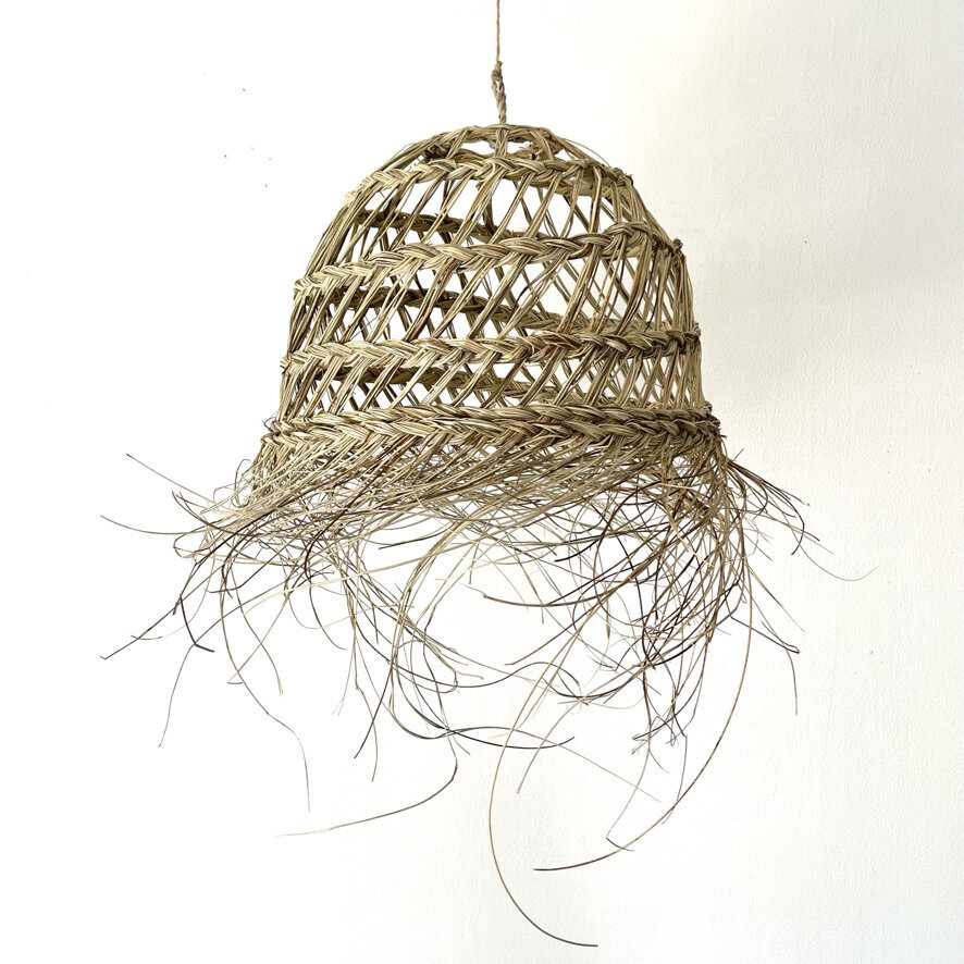 Suspension fibre naturelle 20cm x 20cm