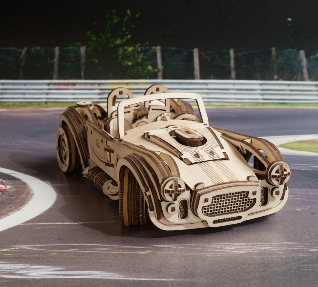 Voiture cobra drift puzzle 3d bois