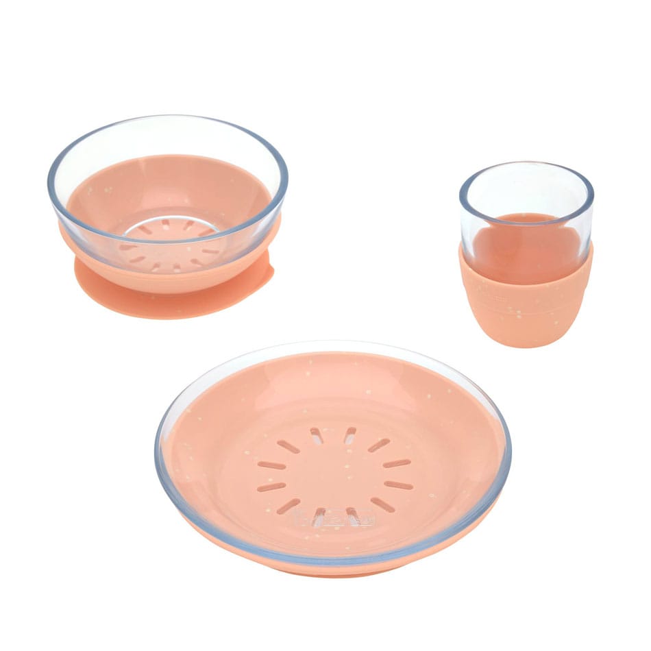 Coffret repas en verre et silicone