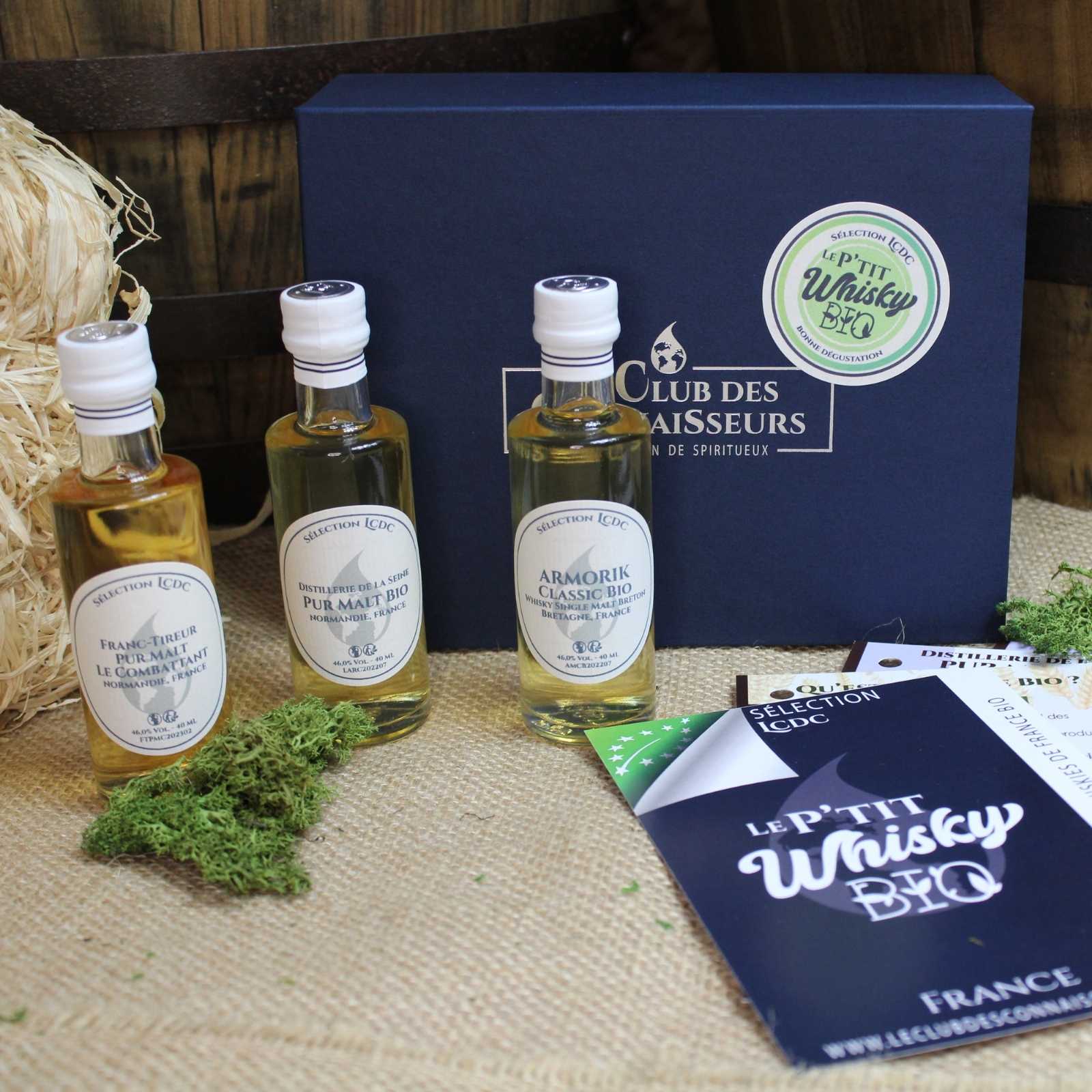 Coffret p'tit whisky bio de france