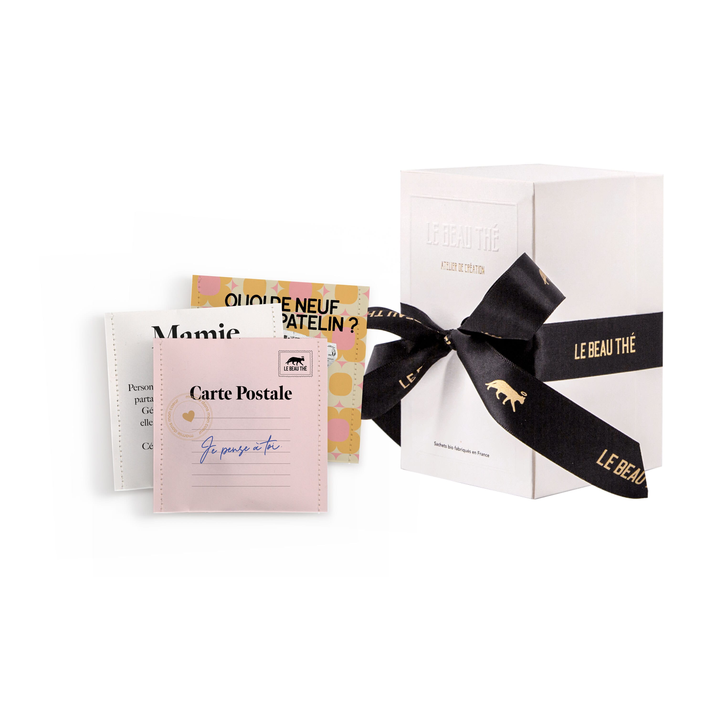 Coffret de thé bio -  mamie en or