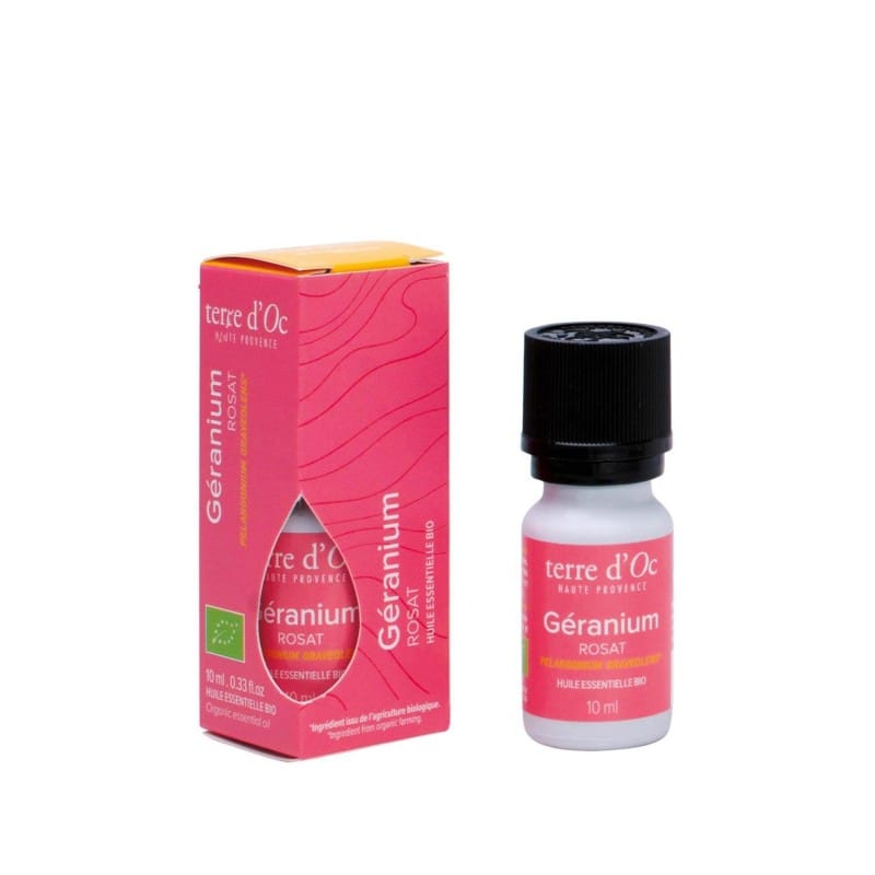 10 ml huile essentielle bio géranium