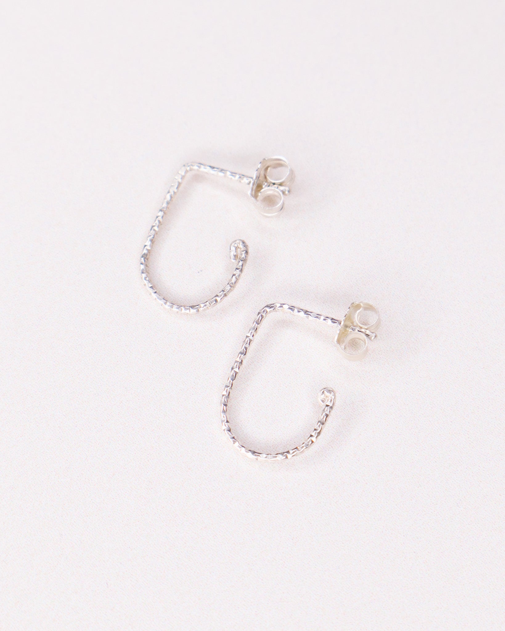 Boucles helix - argent