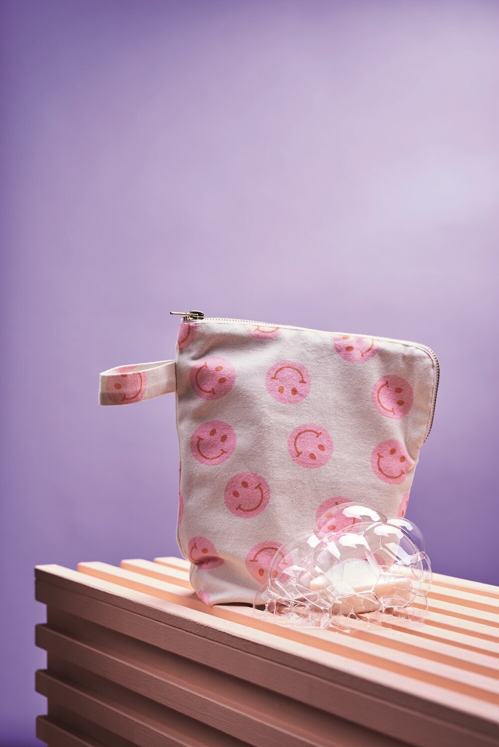 Trousse vanity en coton 100% bio smiles