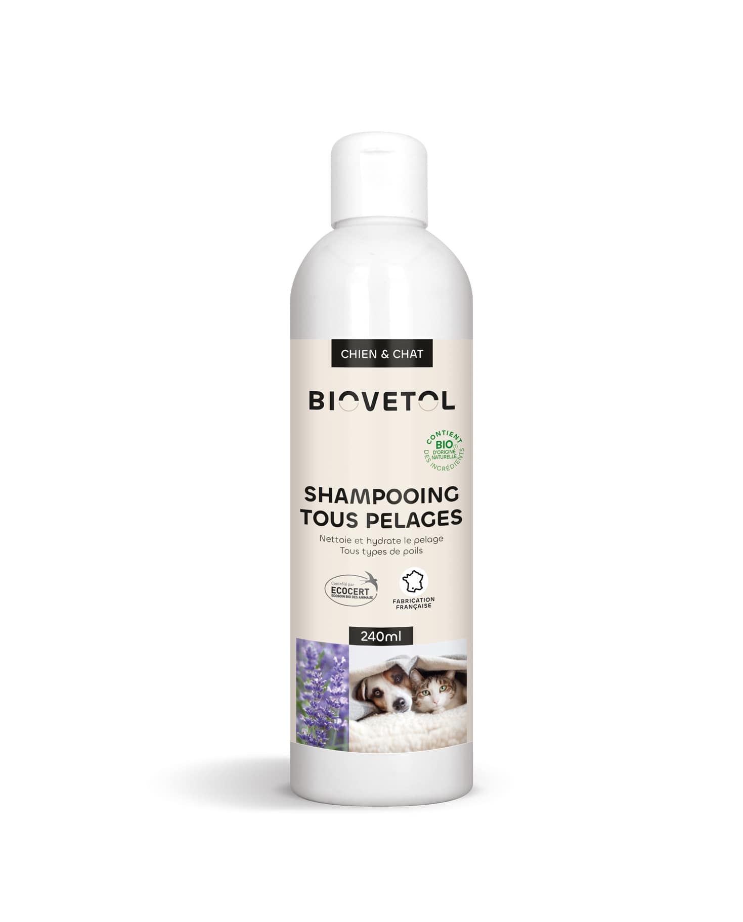 Shampoing tous pelages bio -  240ml