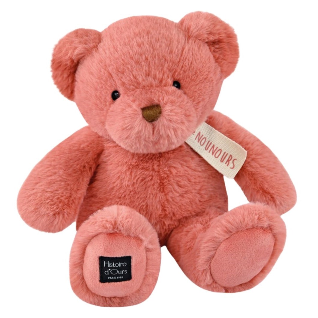 Nounours rose praline 28 cm