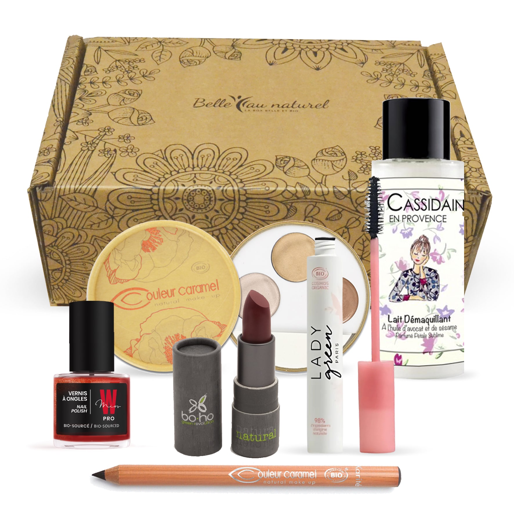 Coffret cadeau maquillage élégance bio