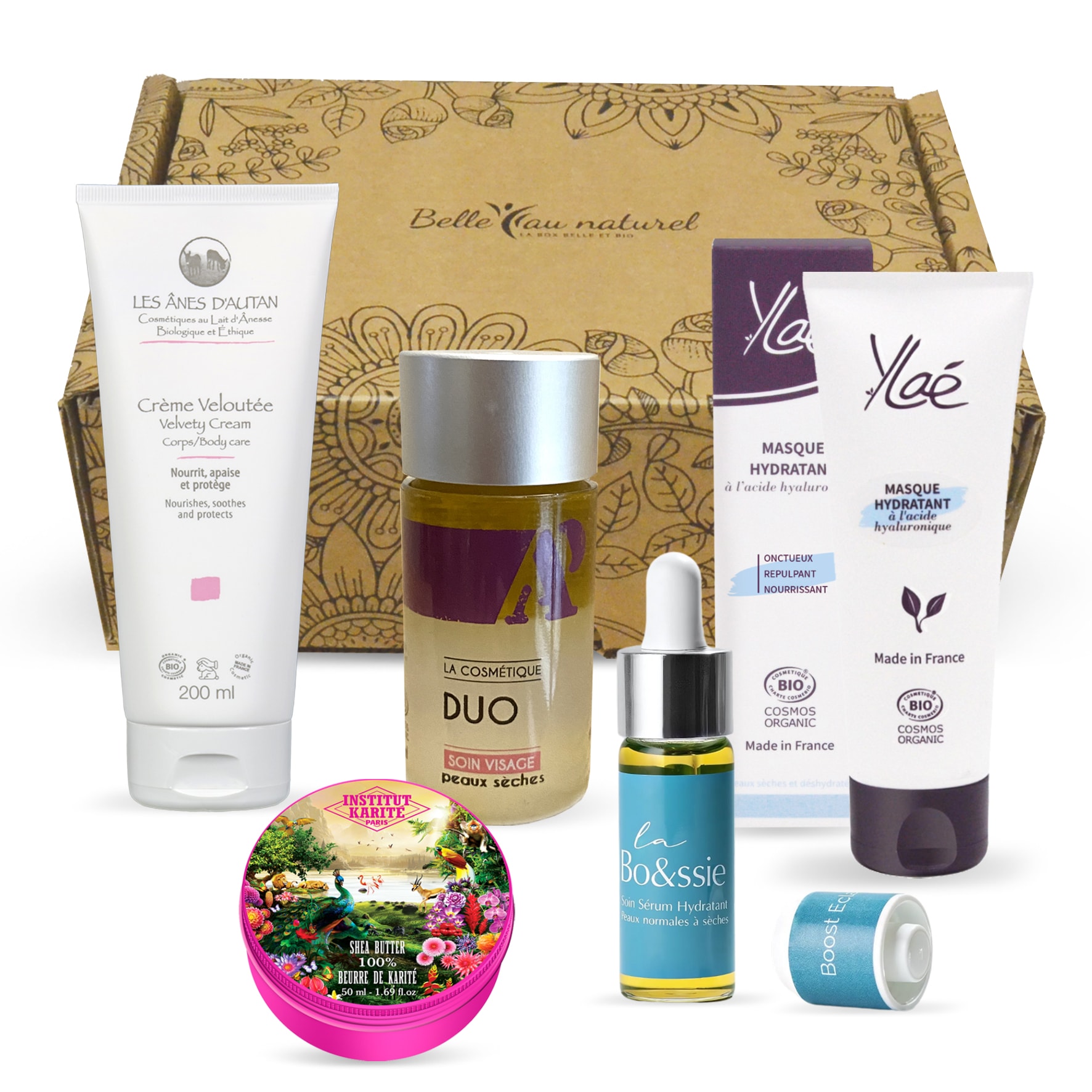 Coffret cosmétiques bio hydratation