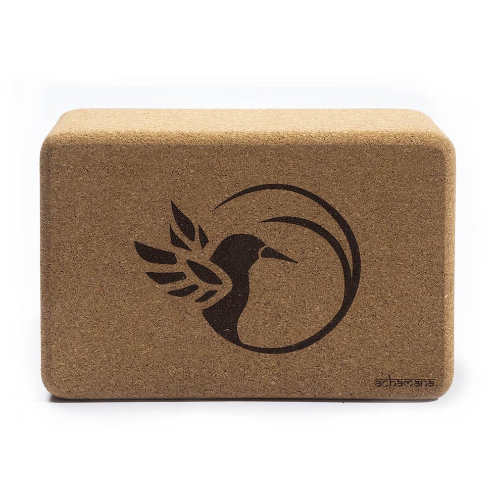 Bloc de yoga liège 7,5 cm colibri