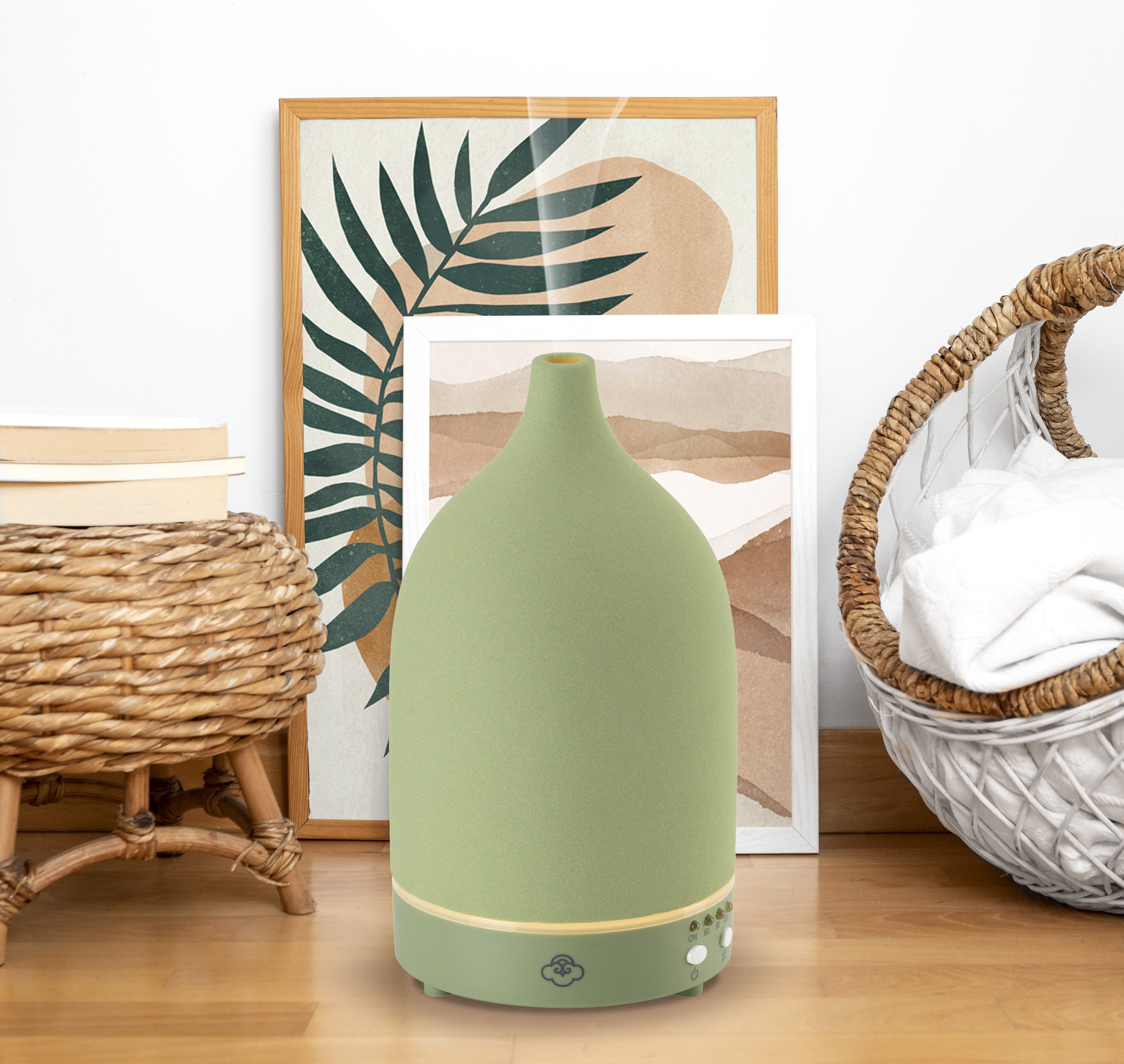 Diffuseur huile essentielle vapor vert