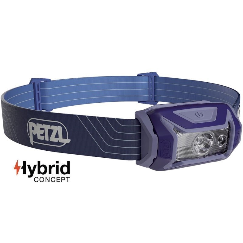 Lampe frontale petzl tikka hybrid bleue