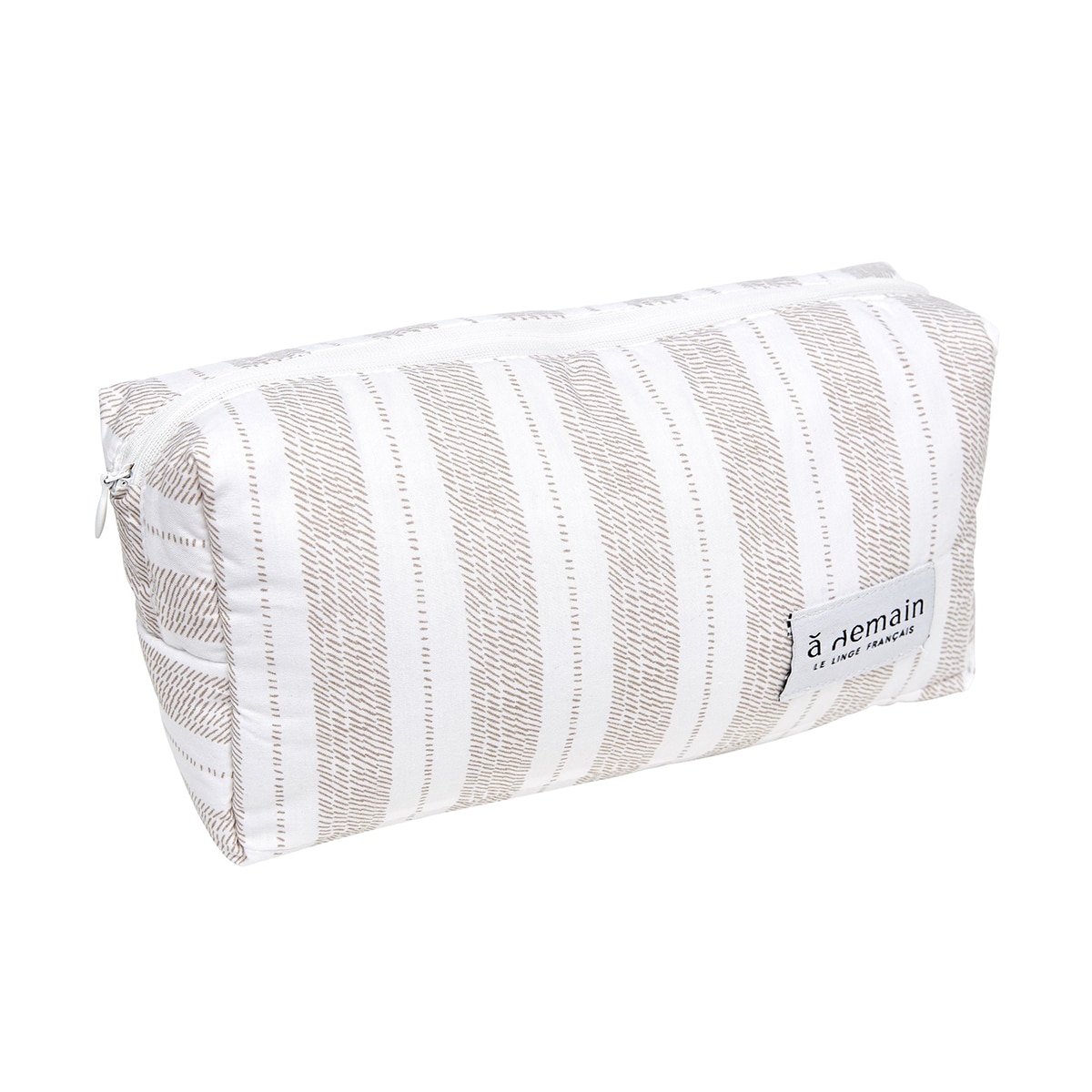 Trousse de toilette en coton 25x10