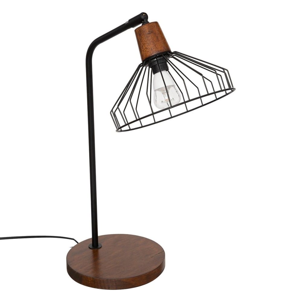 Lampe droite café caramel h47