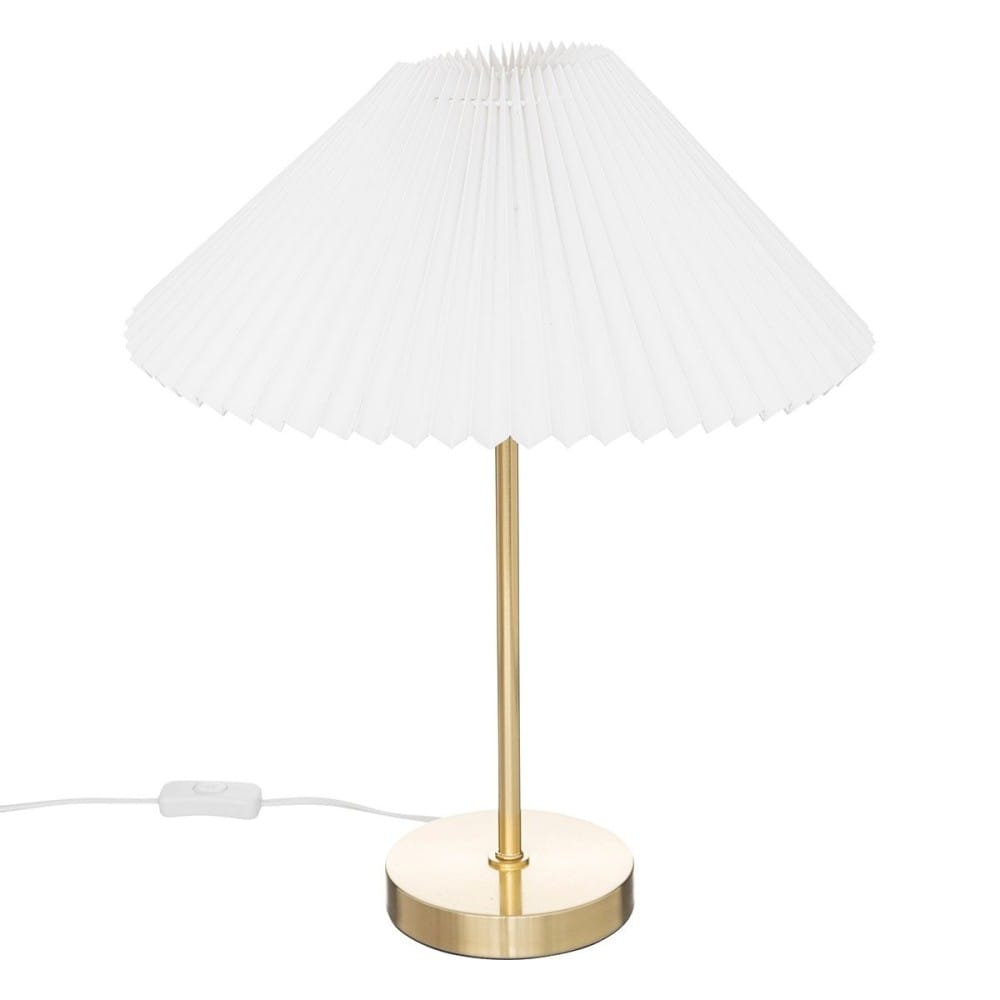 Lampe droite jil doré h47