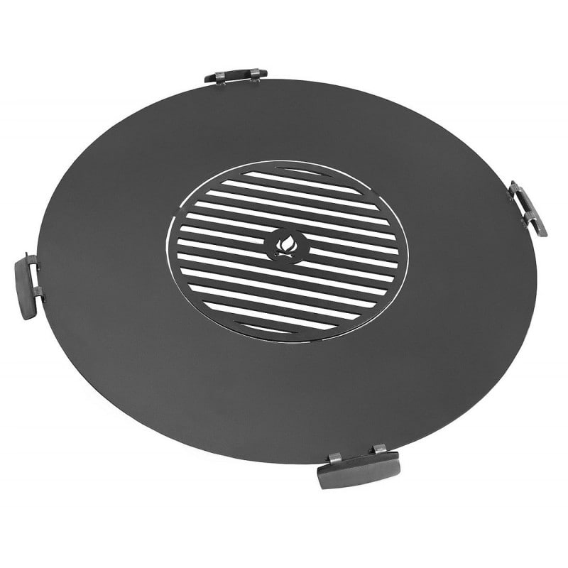 Plaque de cuisson grille avec anses 82cm