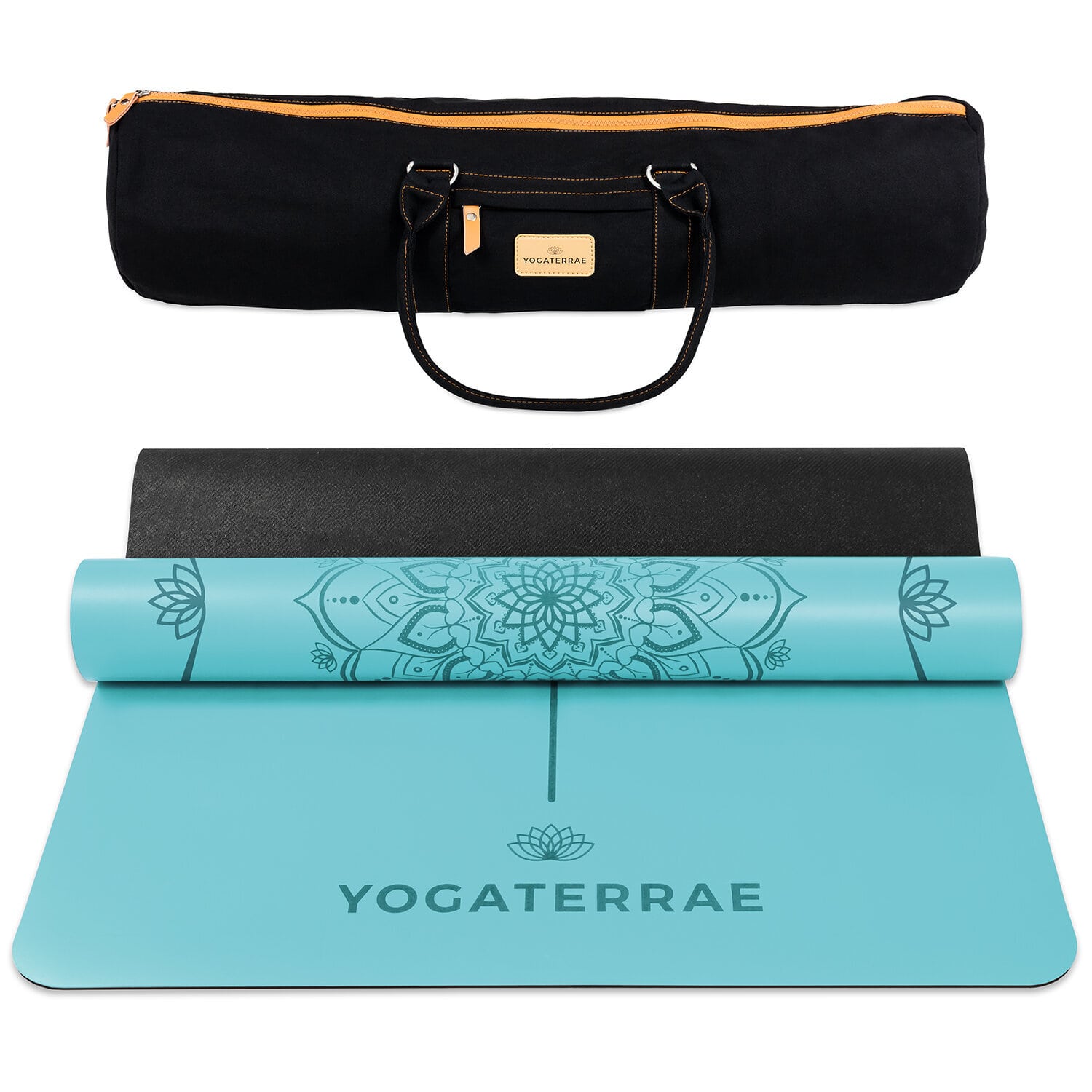 Tapis de yoga ciel pu-caoutchouc + sac