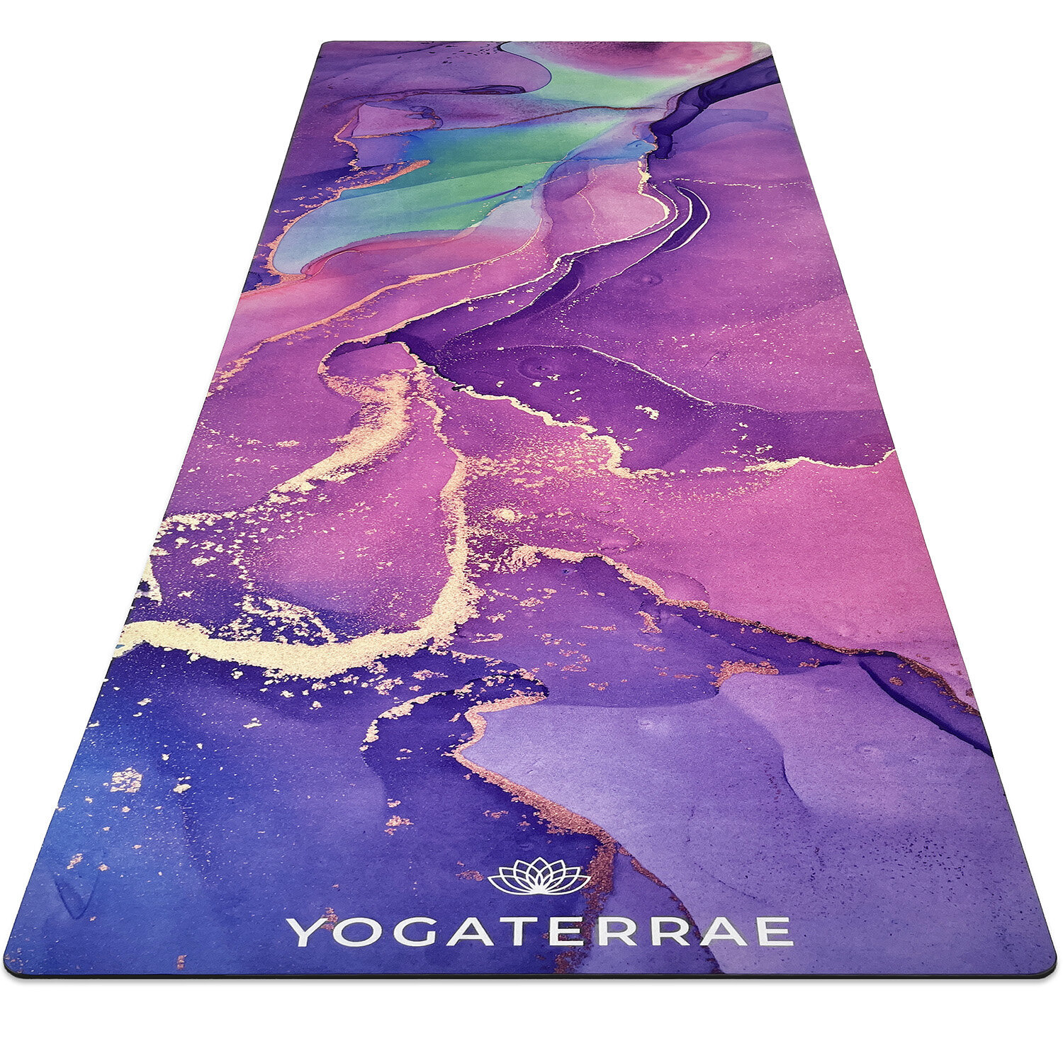 Tapis yoga samadhi suédé caoutchouc voy.