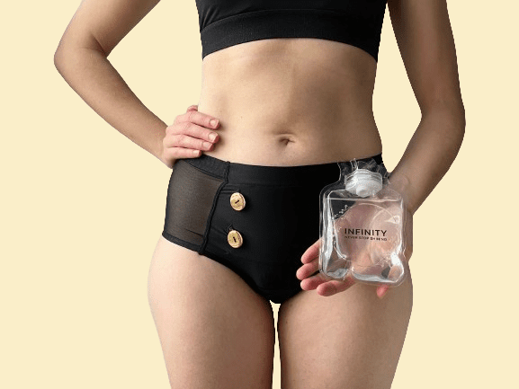 Culotte menstruelle bouillotte l or