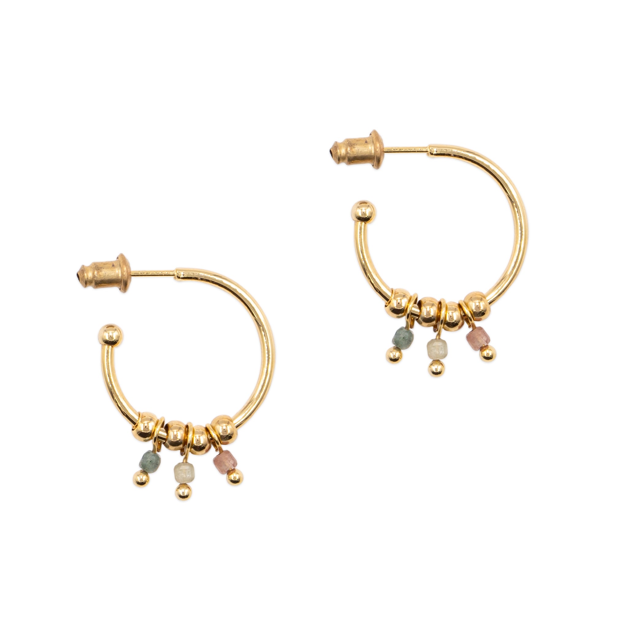 Boucles d'oreilles karia tourmaline