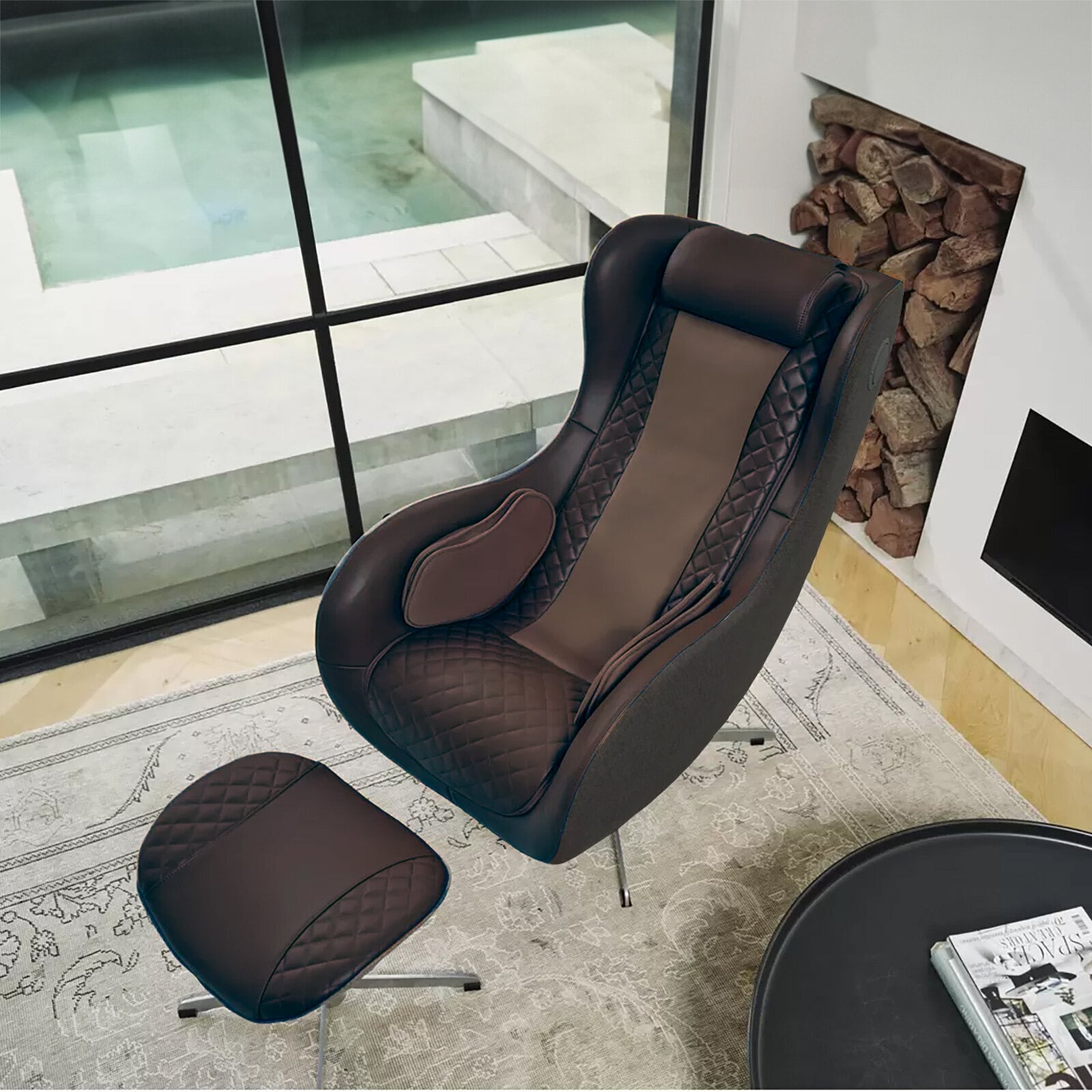 Fauteuil de massage hoedic marron