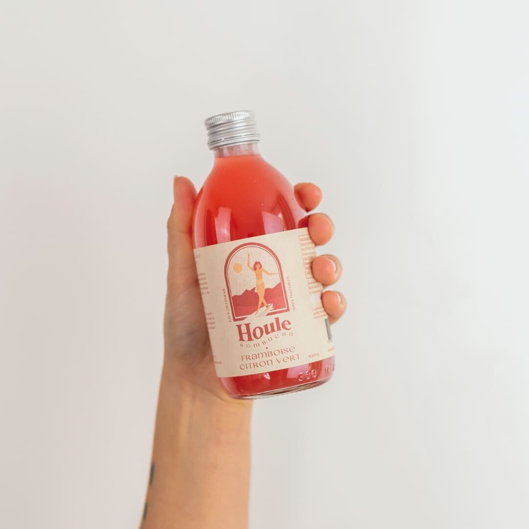 Houle kombucha box raspberry lime 50cl