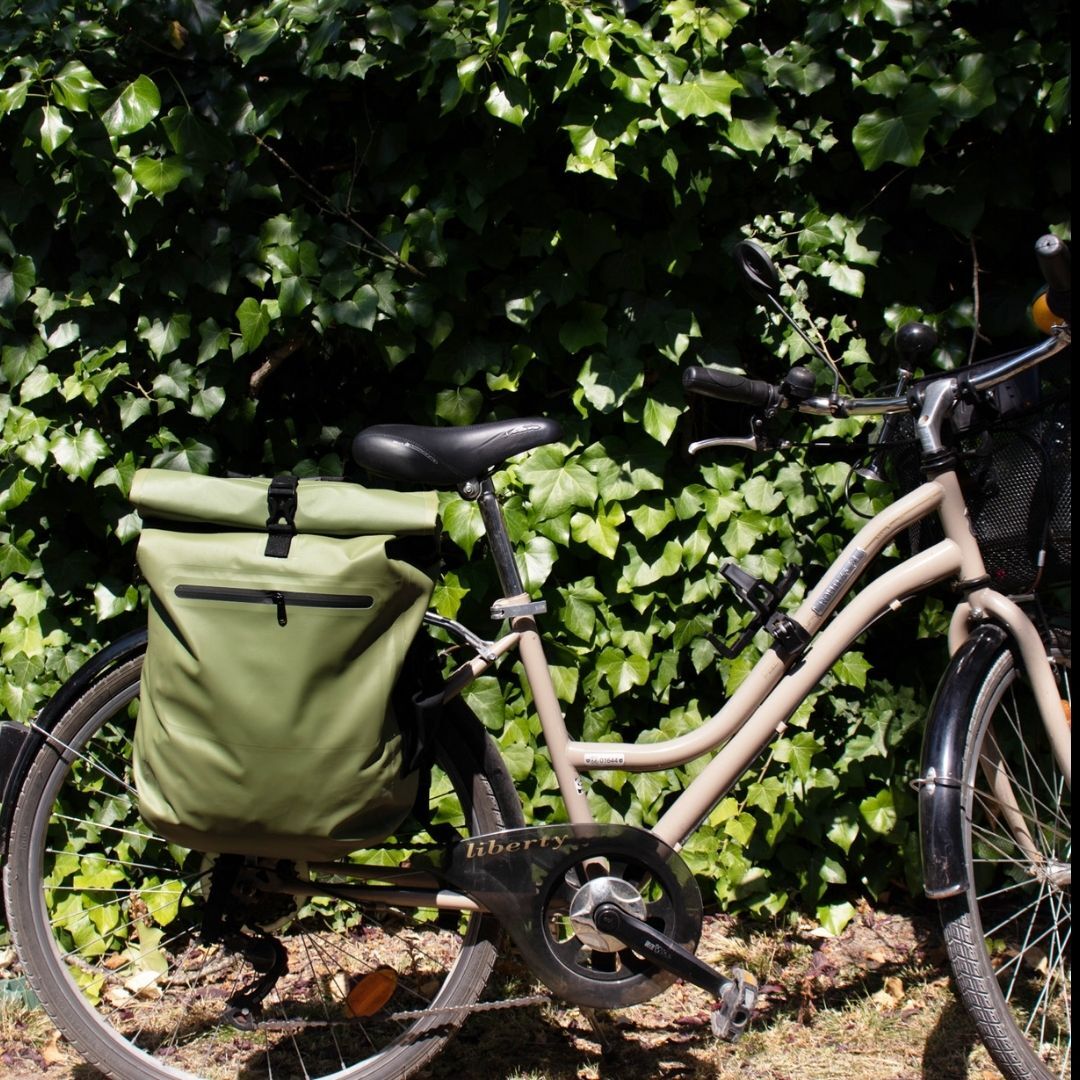 Sac à dos  vélo 2en1 ali vert  badawin