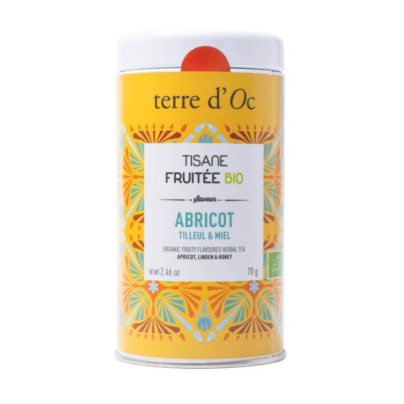 Tisane fruitée bio abricot tilleul miel