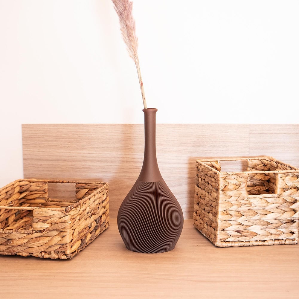 Vase aqualis - bois foncé