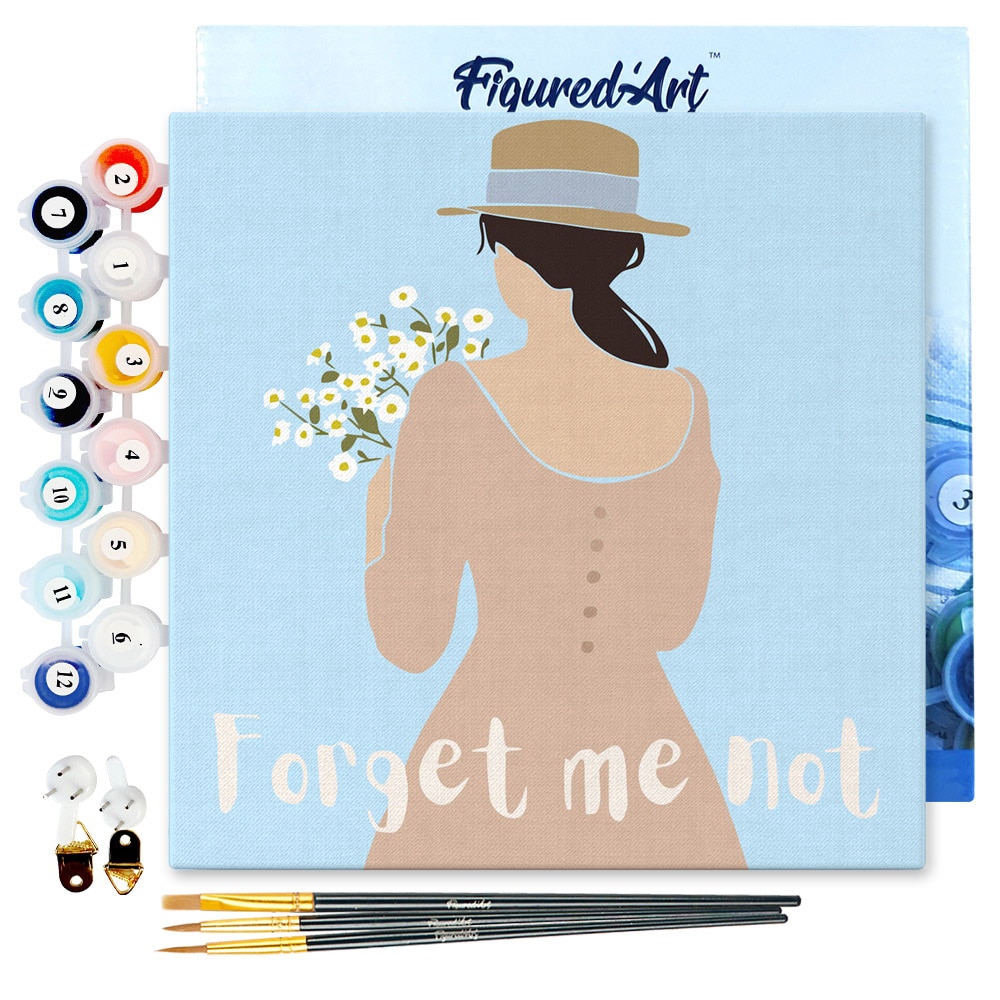 Mini peinture par numéro forget me not