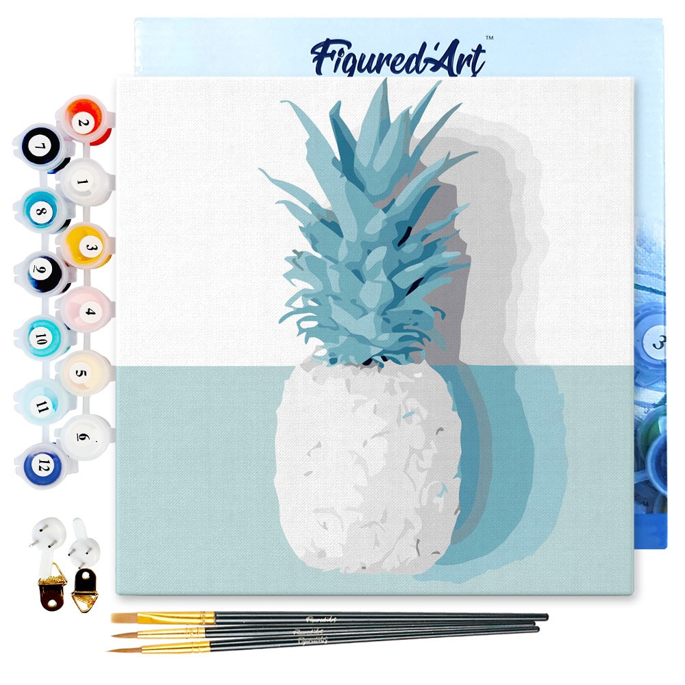 Mini peinture par numéro ananas