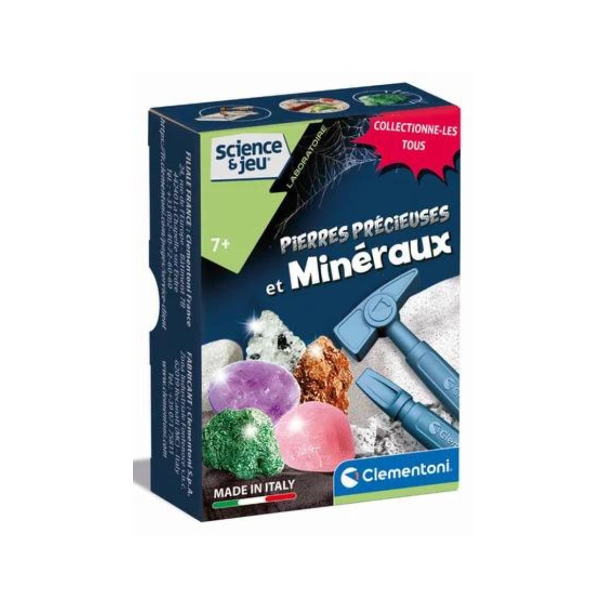 Mini-coffret fossiles et minéraux