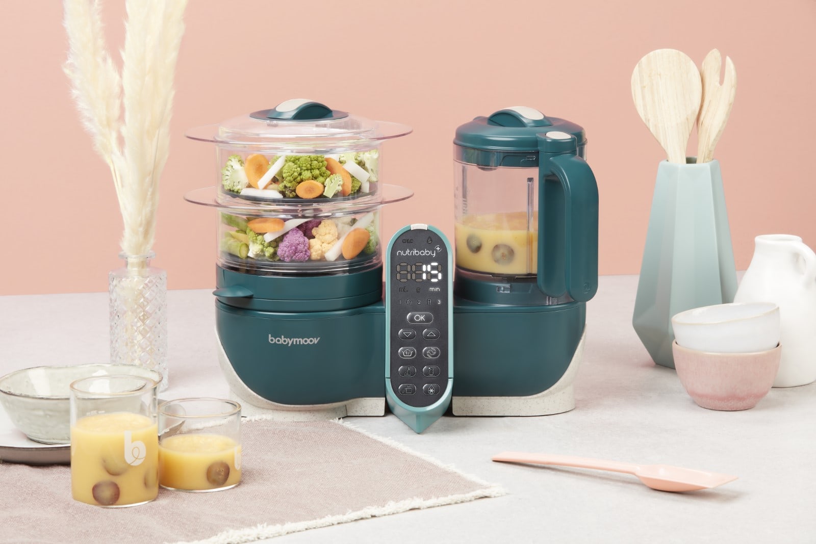 Robot culinaire nutribaby opal green Vert