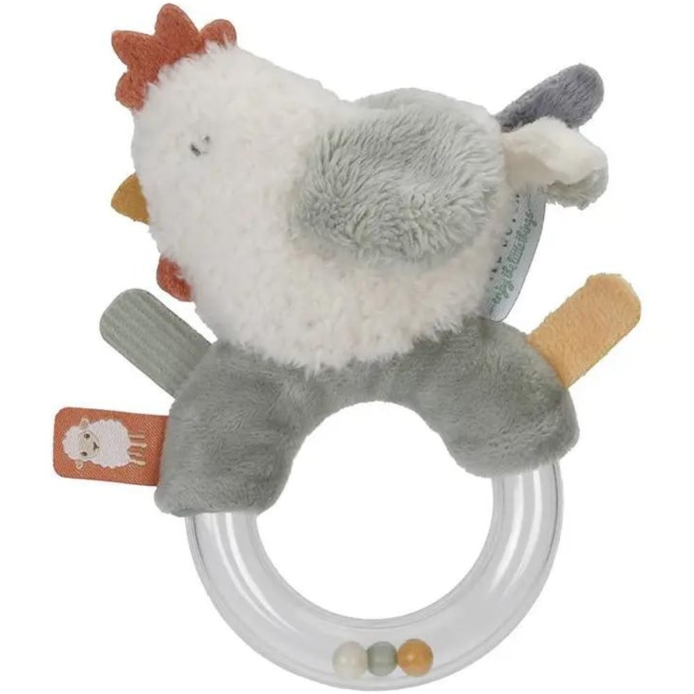 Hochet anneau poule little farm