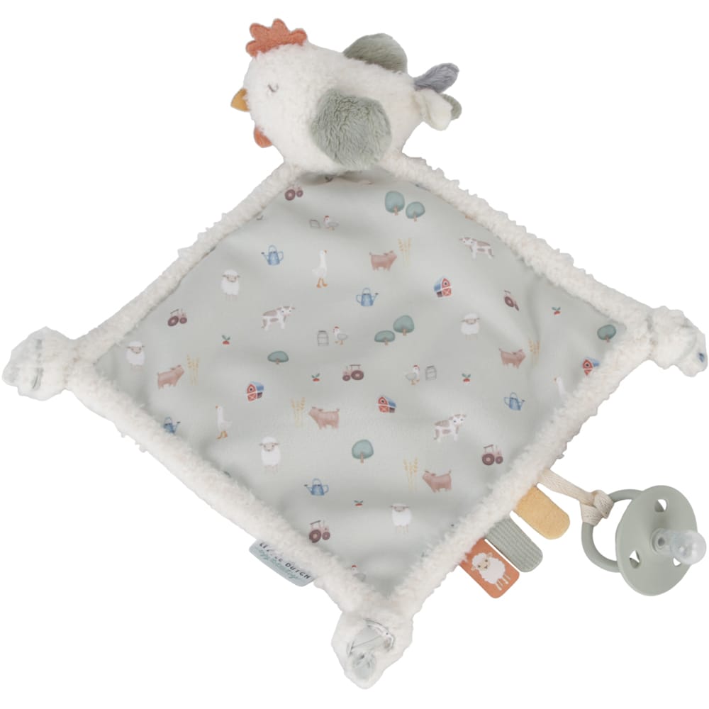 Doudou poule little farm