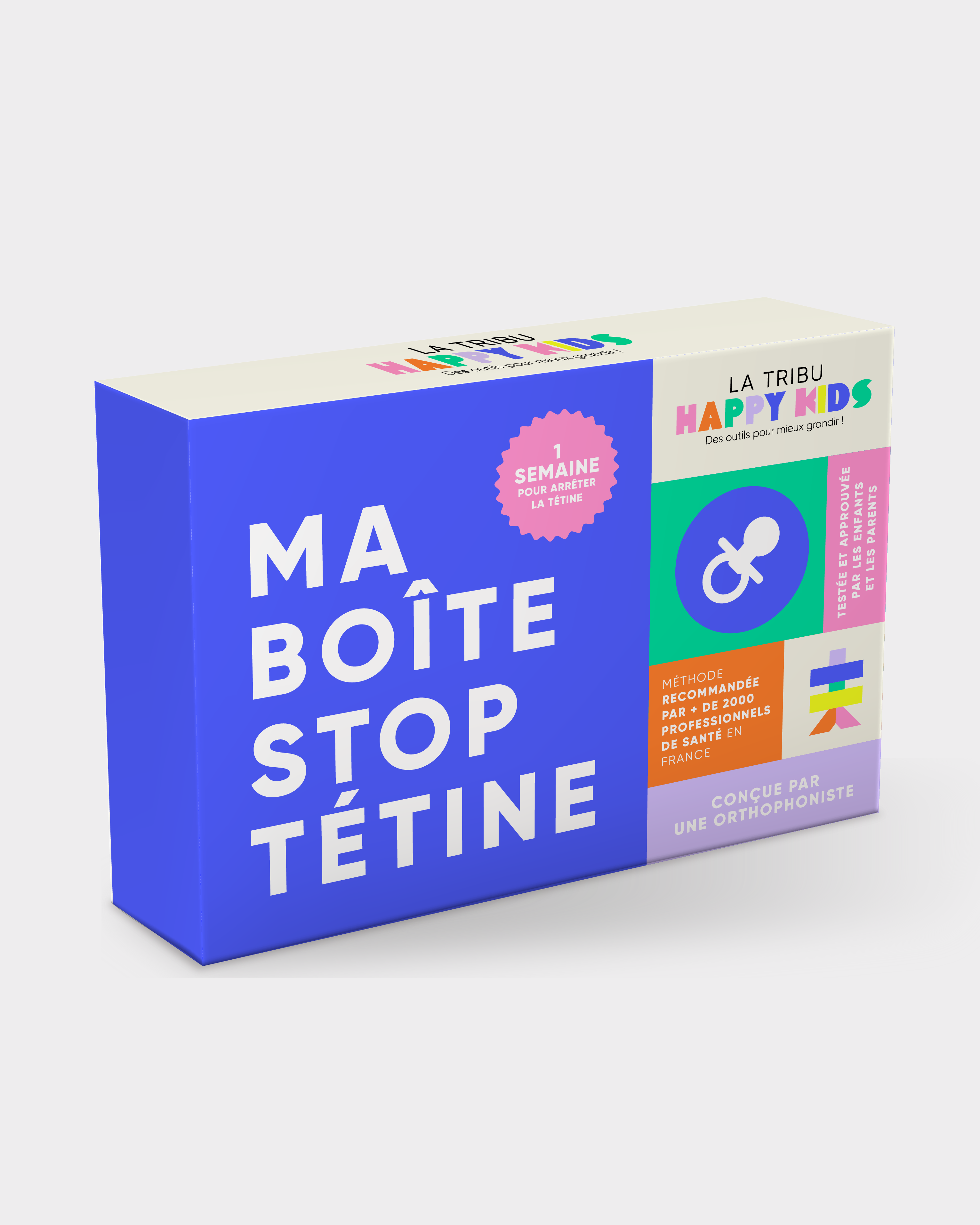 Boite stop tétine - arrêter en 1 semaine