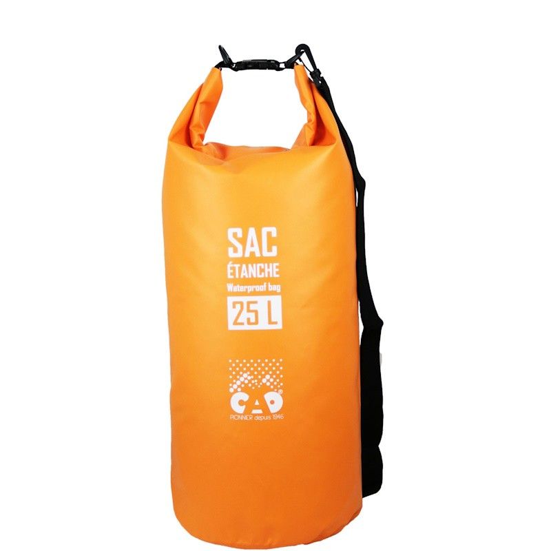 Sac étanche 25l cao orange avec bandoul