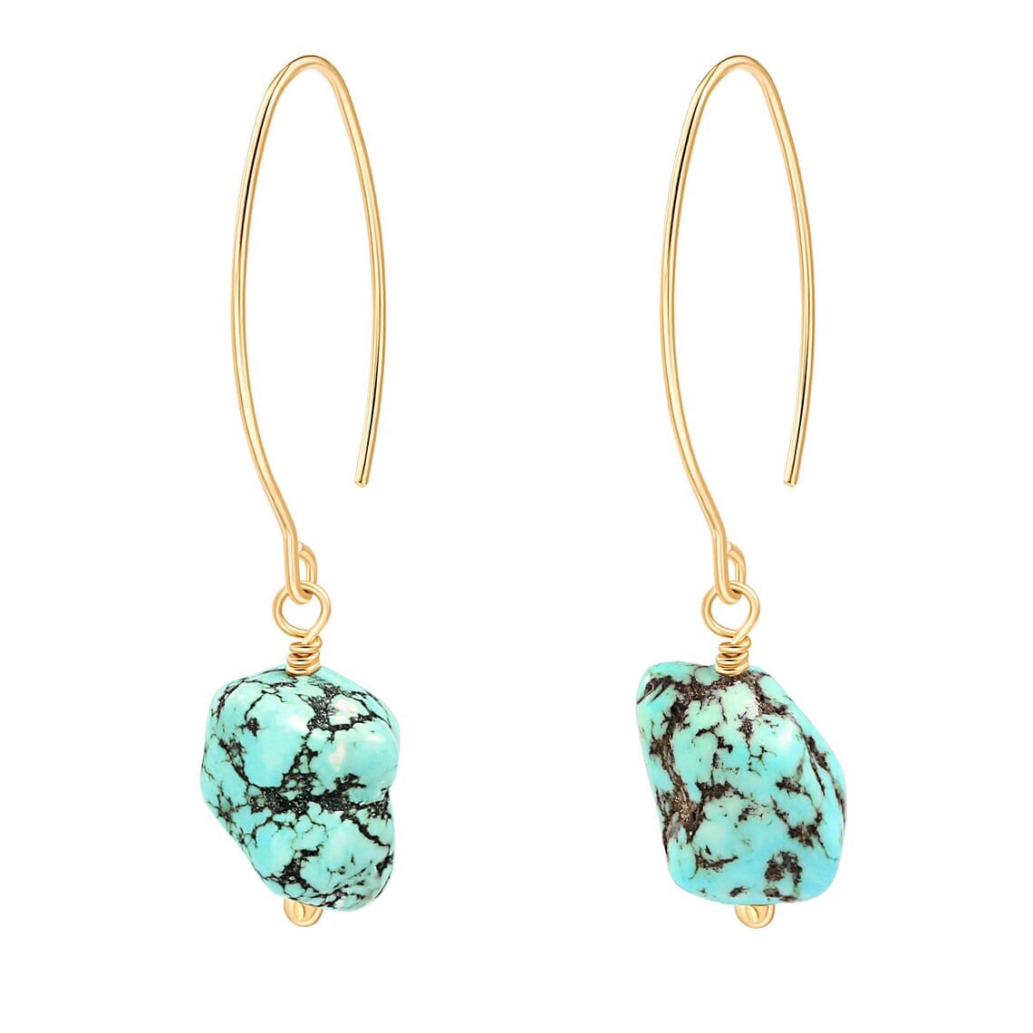 Boucles d’oreilles turquoise