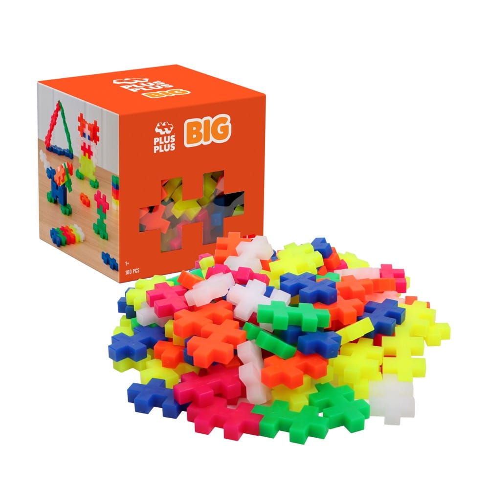 Boîte 100 pcs néon plus plus big