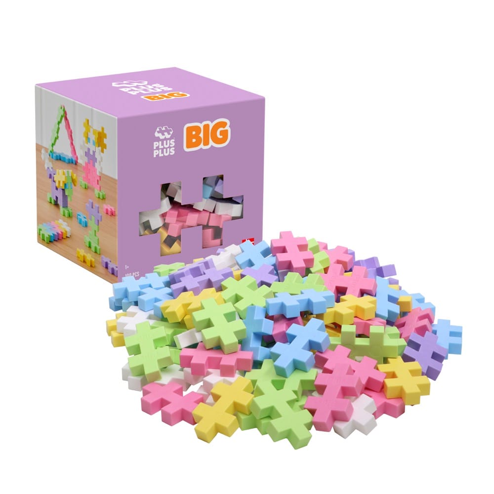 Boîte 100 pcs pastel plus plus big